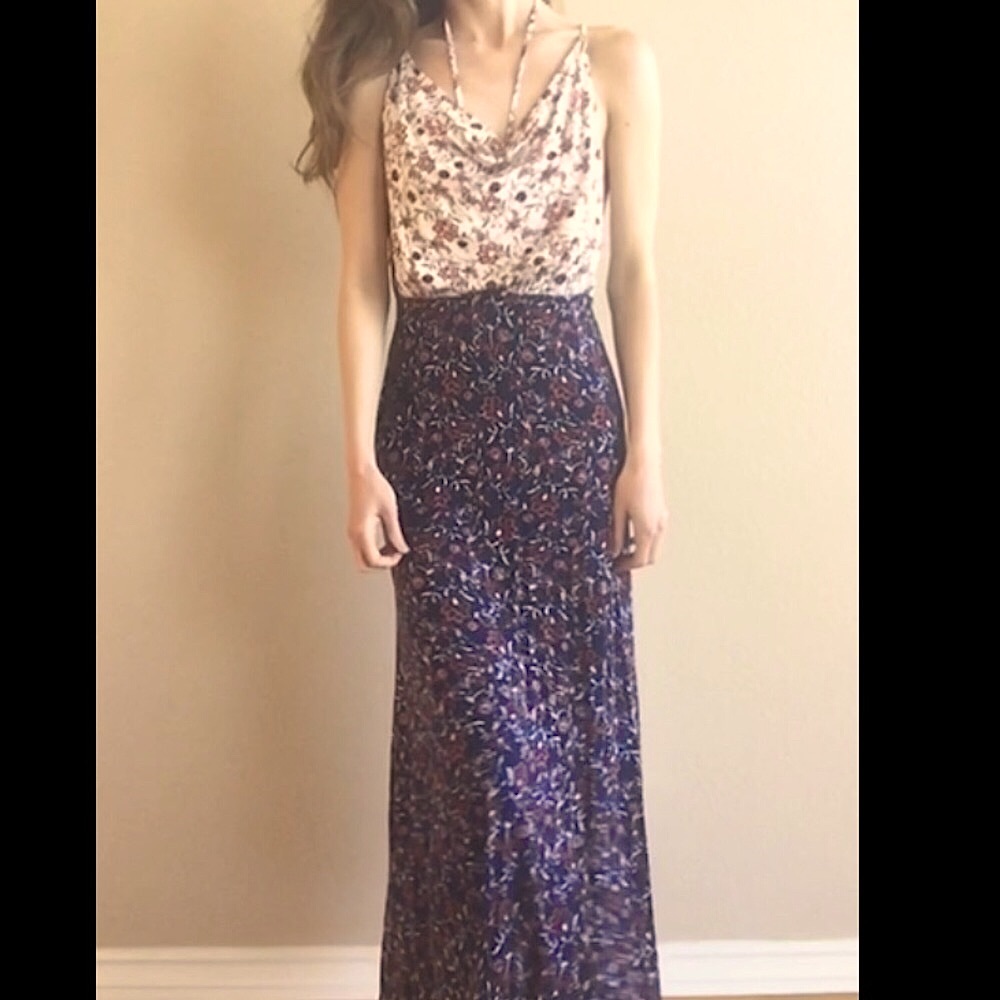 Free People Floral Midi Dress